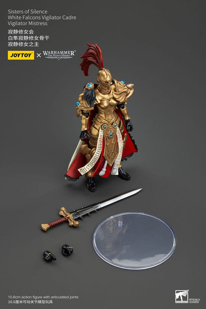 Warhammer The Horus Heresy Actionfigur Sisters of Silence White Falcons Vigilator Cadre Vigilator Mistress 19 cm Image 8