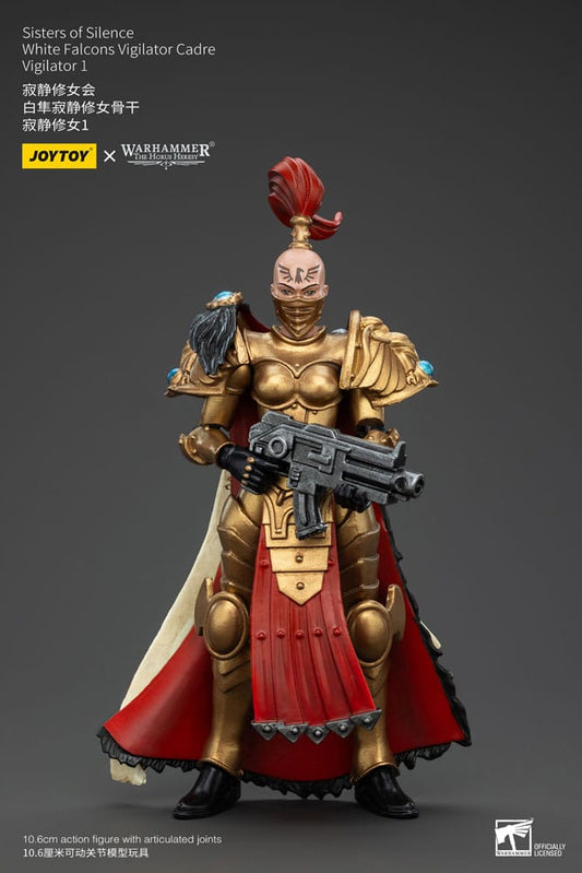 Warhammer The Horus Heresy Actionfigur Sisters of Silence White Falcons Vigilator Cadre Vigilator 1 19 cm Image 1