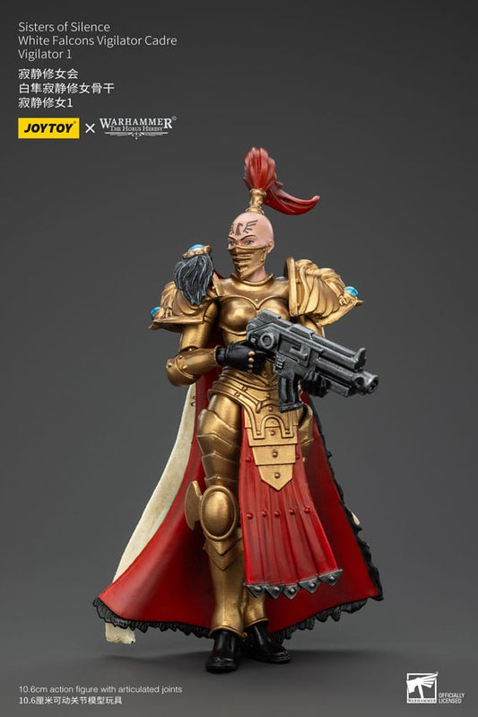 Warhammer The Horus Heresy Actionfigur Sisters of Silence White Falcons Vigilator Cadre Vigilator 1 19 cm Image 2