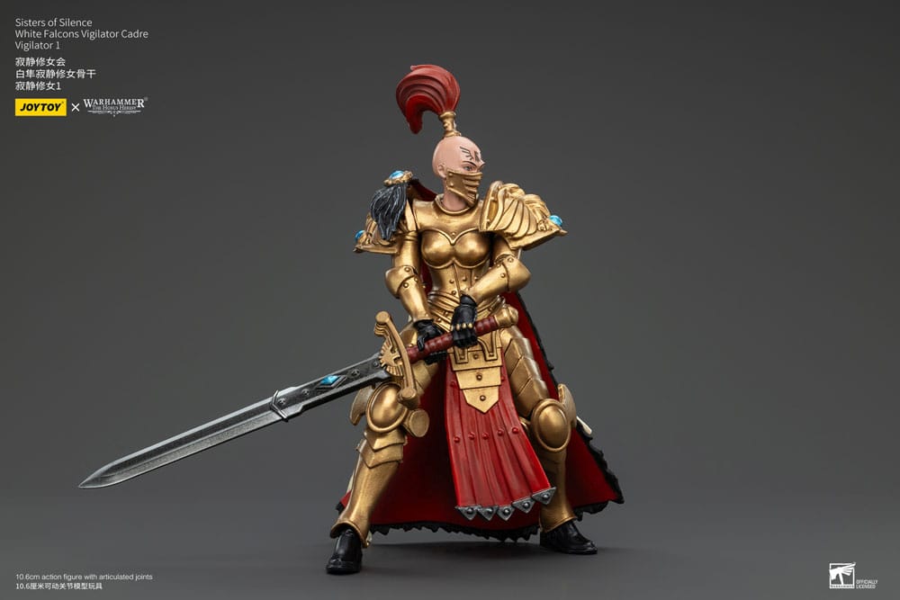 Warhammer The Horus Heresy Actionfigur Sisters of Silence White Falcons Vigilator Cadre Vigilator 1 19 cm Image 6