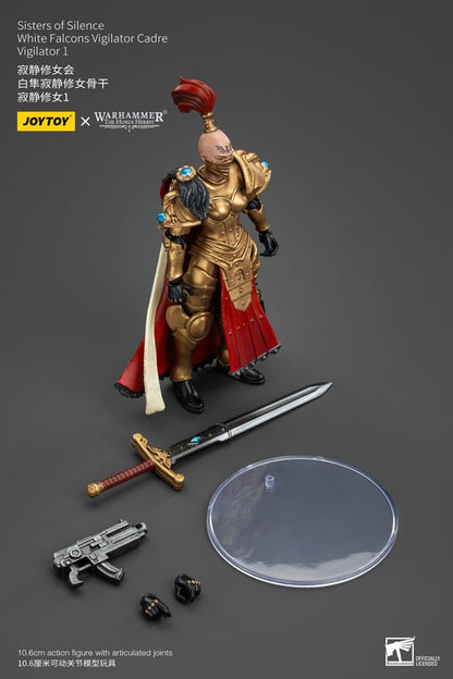 Warhammer The Horus Heresy Actionfigur Sisters of Silence White Falcons Vigilator Cadre Vigilator 1 19 cm Image 7