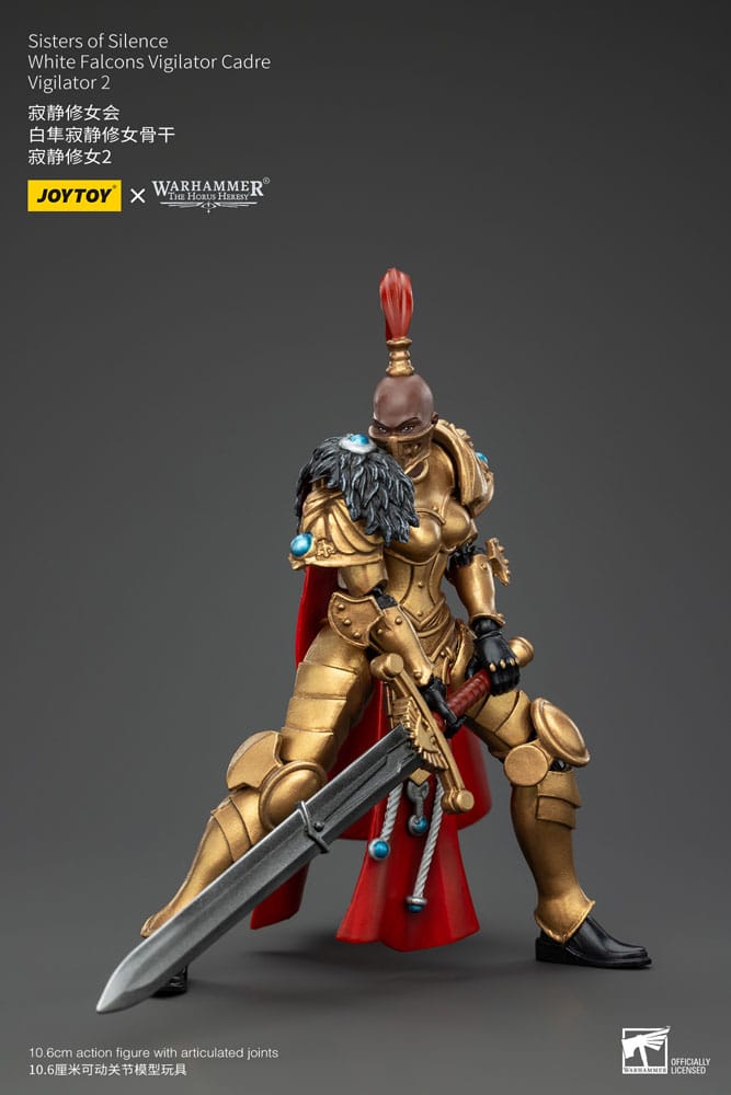 Warhammer The Horus Heresy Actionfigur Sisters of Silence White Falcons Vigilator Cadre Vigilator 2 19 cm Image 6