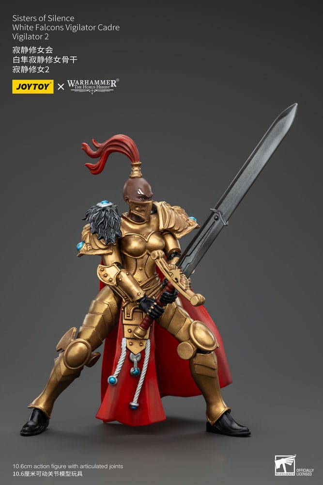 Warhammer The Horus Heresy Actionfigur Sisters of Silence White Falcons Vigilator Cadre Vigilator 2 19 cm Image 7