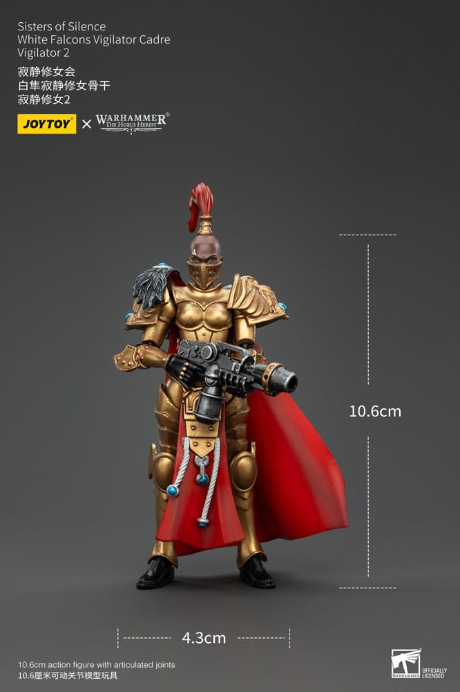 Warhammer The Horus Heresy Actionfigur Sisters of Silence White Falcons Vigilator Cadre Vigilator 2 19 cm Image 9