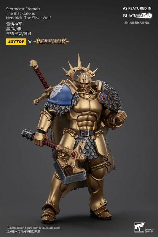 Warhammer Age of Sigmar Actionfigur Stormcast Eternals The Blacktalons Hendrick The Silver Wolf 20 cm Image 2