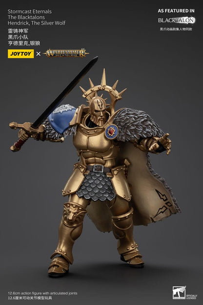 Warhammer Age of Sigmar Actionfigur Stormcast Eternals The Blacktalons Hendrick The Silver Wolf 20 cm Image 5