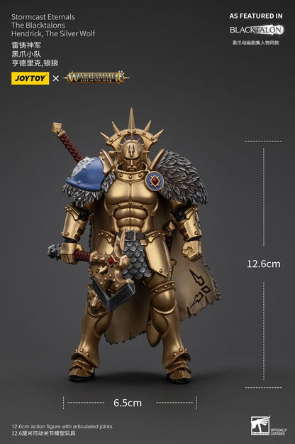 Warhammer Age of Sigmar Actionfigur Stormcast Eternals The Blacktalons Hendrick The Silver Wolf 20 cm Image 10