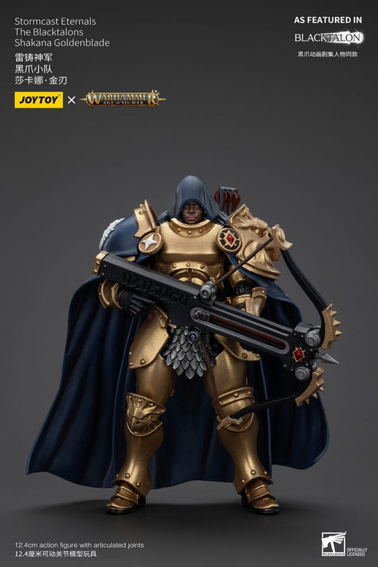 Warhammer Age of Sigmar Actionfigur Stormcast Eternals The Blacktalons Shakana Goldenblade 20 cm Image 1