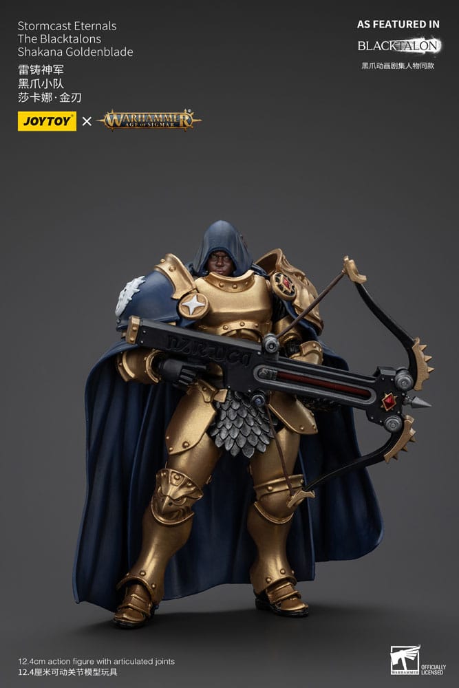 Warhammer Age of Sigmar Actionfigur Stormcast Eternals The Blacktalons Shakana Goldenblade 20 cm Image 3
