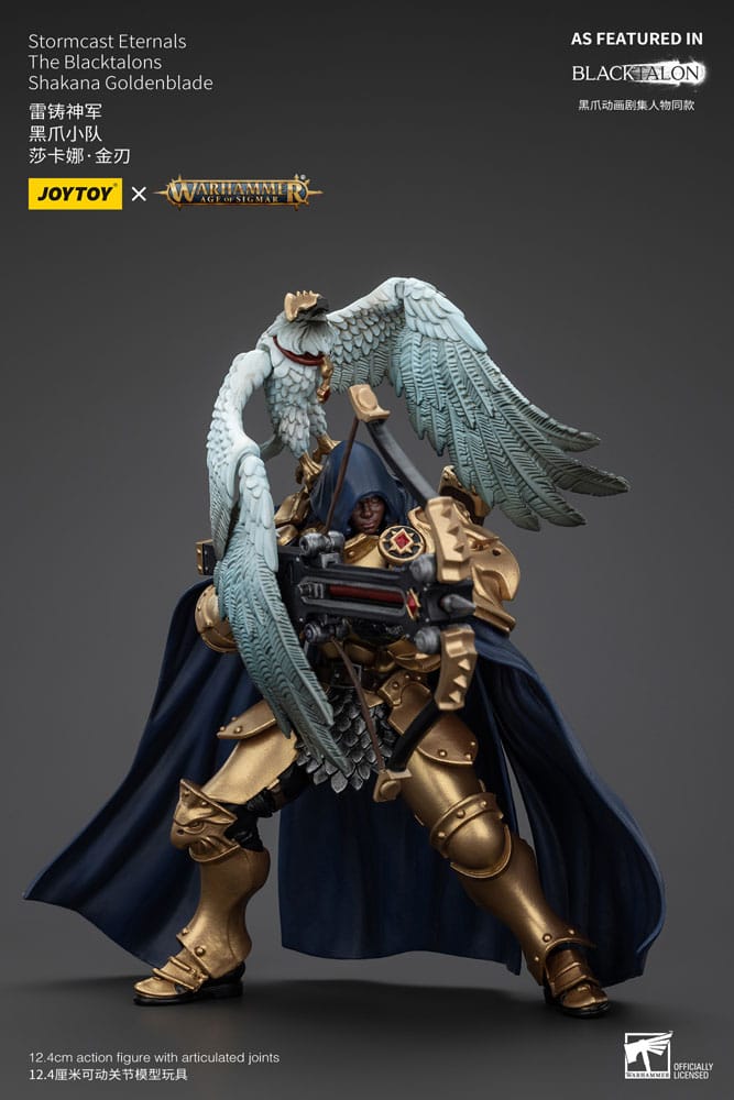 Warhammer Age of Sigmar Actionfigur Stormcast Eternals The Blacktalons Shakana Goldenblade 20 cm Image 7