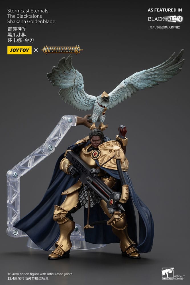Warhammer Age of Sigmar Actionfigur Stormcast Eternals The Blacktalons Shakana Goldenblade 20 cm Image 8