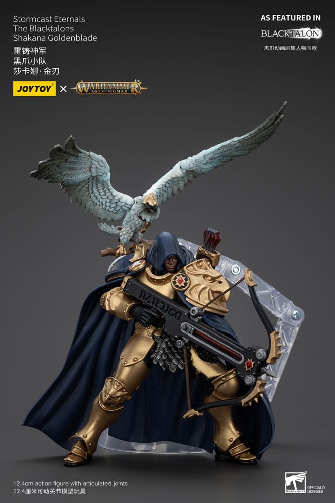 Warhammer Age of Sigmar Actionfigur Stormcast Eternals The Blacktalons Shakana Goldenblade 20 cm Image 9