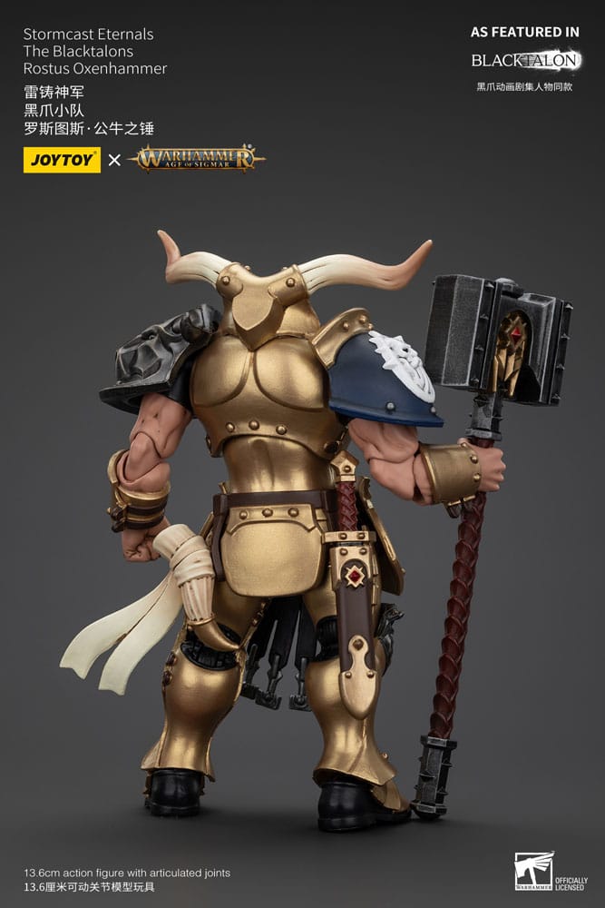 Warhammer Age of Sigmar Actionfigur Stormcast Eternals The Blacktalons Rostus Oxen hammer 20 cm Image 3