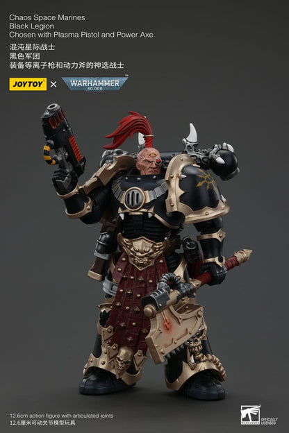 Warhammer 40k Actionfigur Chaos Space Marines Black Legion Chosen with Plasma Pistol and Power Axe 20 cm Image 3