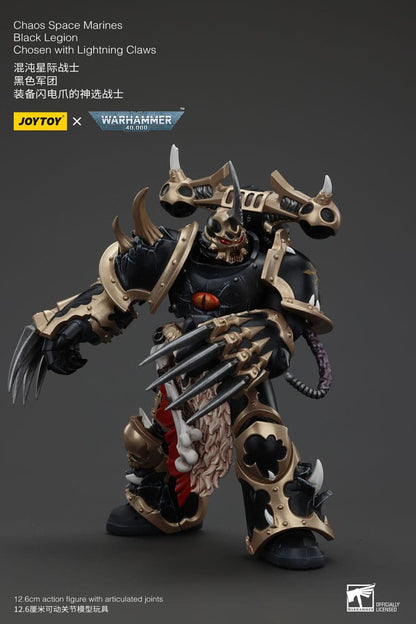 Warhammer 40k Actionfigur Chaos Space Marines Black Legion Chosen with Lightning Claws 20 cm Image 6