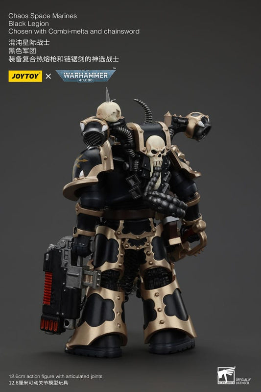 Warhammer 40k Actionfigur Chaos Space Marines Black Legion Chosen with Combi-melta and chainsword 20 cm Image 2