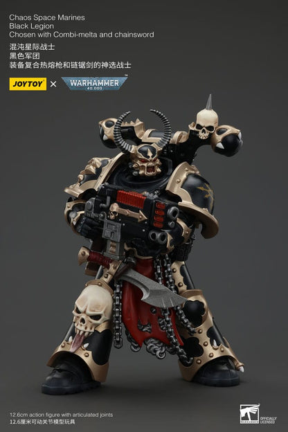 Warhammer 40k Actionfigur Chaos Space Marines Black Legion Chosen with Combi-melta and chainsword 20 cm Image 4