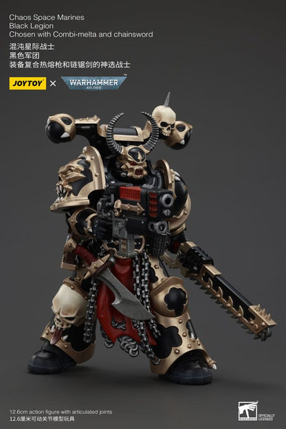Warhammer 40k Actionfigur Chaos Space Marines Black Legion Chosen with Combi-melta and chainsword 20 cm Image 5