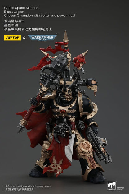 Warhammer 40k Actionfigur Chaos Space Marines Black Legion Chosen Champion with bolter and power maul 20 cm Image 5