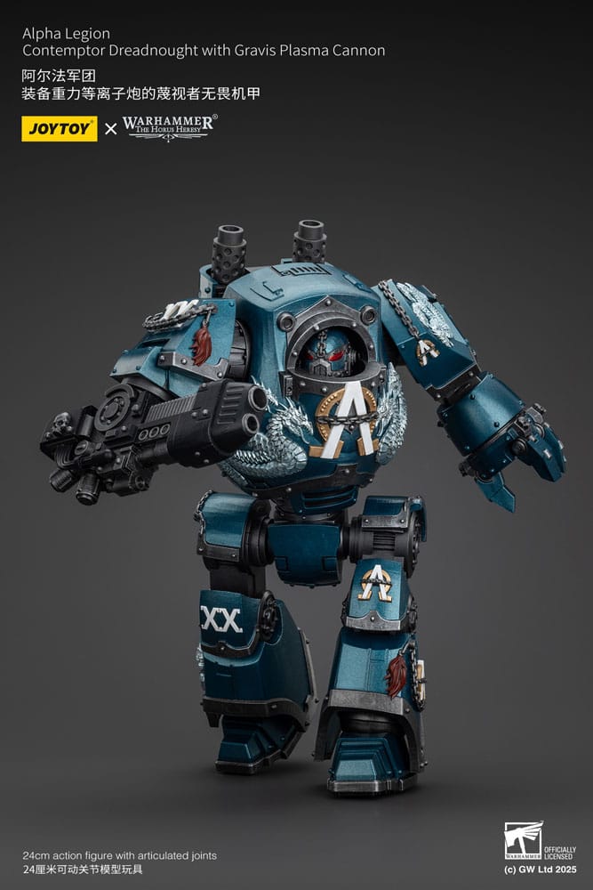 Warhammer The Horus Heresy Actionfigur Alpha Legion Contemptor Dreadnought with Gravis Plasma Cannon 25 cm Image 5