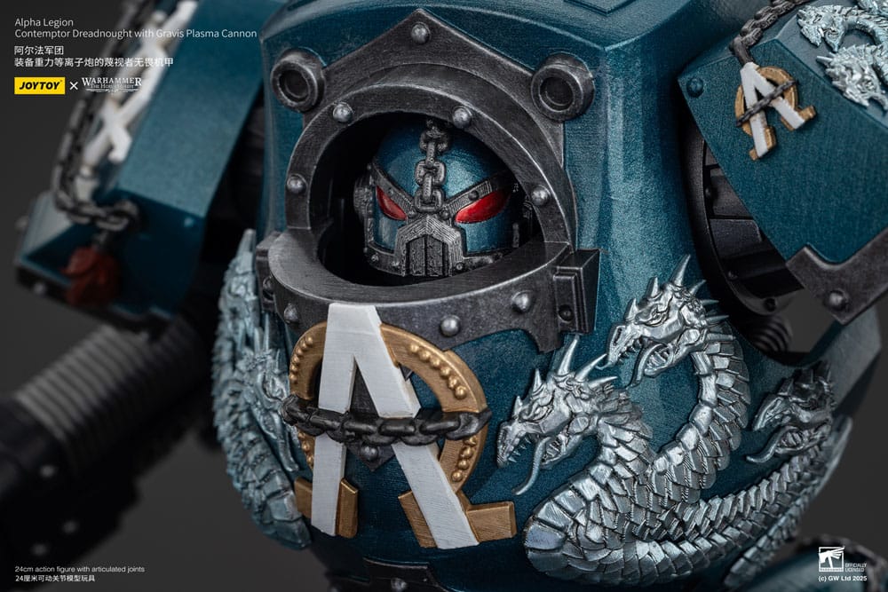 Warhammer The Horus Heresy Actionfigur Alpha Legion Contemptor Dreadnought with Gravis Plasma Cannon 25 cm Image 9