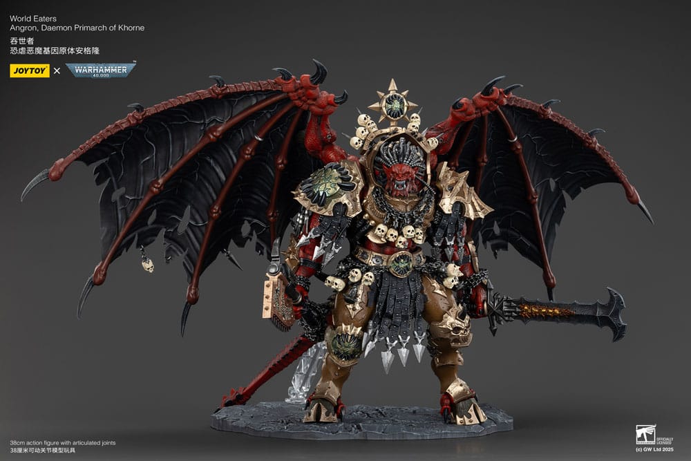 Warhammer 40k Actionfigur World Eaters Angron Daemon Primarch of Khorne 48 cm Image 5