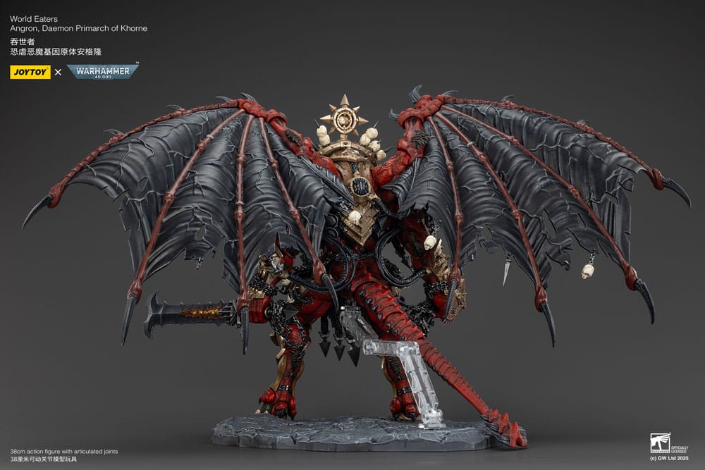 Warhammer 40k Actionfigur World Eaters Angron Daemon Primarch of Khorne 48 cm Image 6