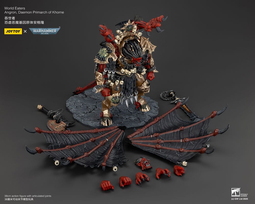 Warhammer 40k Actionfigur World Eaters Angron Daemon Primarch of Khorne 48 cm Image 7