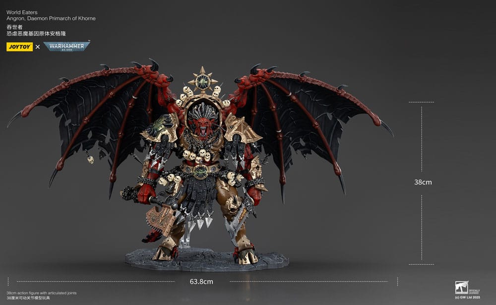 Warhammer 40k Actionfigur World Eaters Angron Daemon Primarch of Khorne 48 cm Image 16