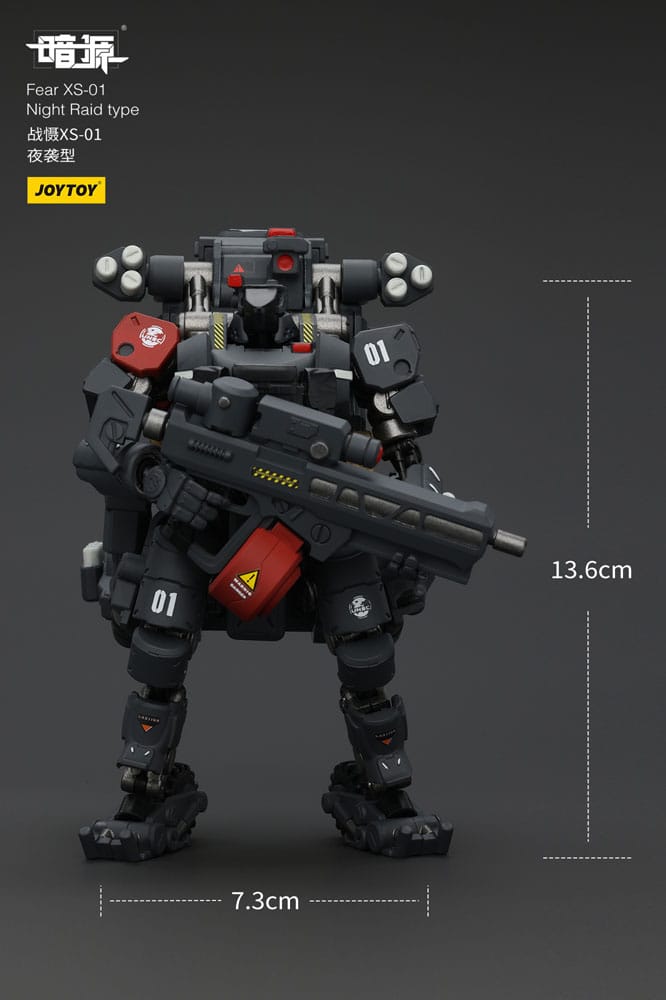 Battle For the Stars Actionfigur Fear XS-01 Night Raid type 18 cm Image 11