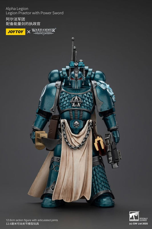 Warhammer The Horus Heresy Actionfigur Alpha Legion Praetor with Power Sword 20 cm Image 1