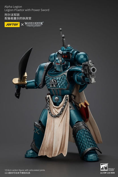 Warhammer The Horus Heresy Actionfigur Alpha Legion Praetor with Power Sword 20 cm Image 4