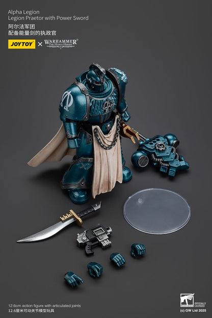Warhammer The Horus Heresy Actionfigur Alpha Legion Praetor with Power Sword 20 cm Image 8