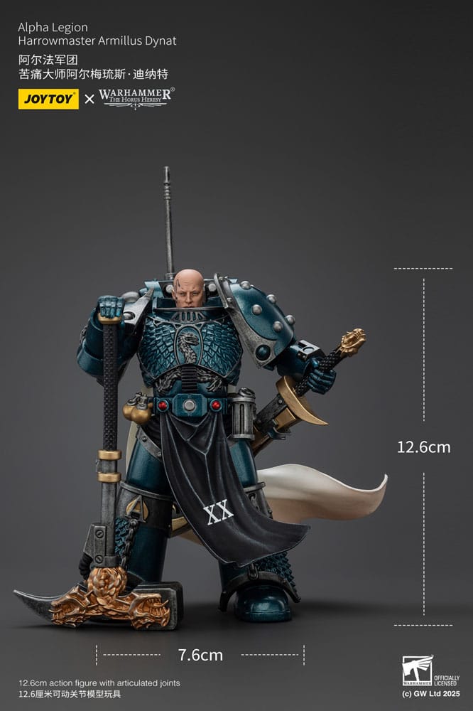 Warhammer The Horus Heresy Actionfigur Alpha Legion Harrowmaster Armillus Dynat 20 cm Image 10