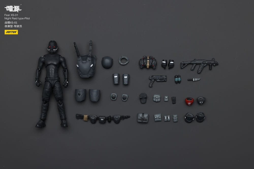 Battle For the Stars Actionfigur Fear XS-01 Night Raid type-Pilot 12 cm Image 3