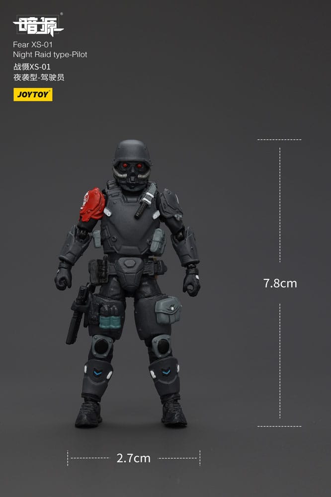 Battle For the Stars Actionfigur Fear XS-01 Night Raid type-Pilot 12 cm Image 4