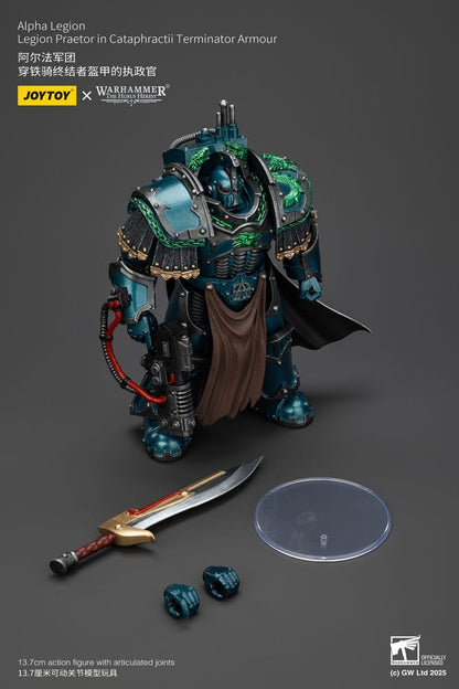 Warhammer The Horus Heresy Actionfigur Alpha Legion Legion Praetor in Cataphractii Terminator Armour 18 cm Image 2