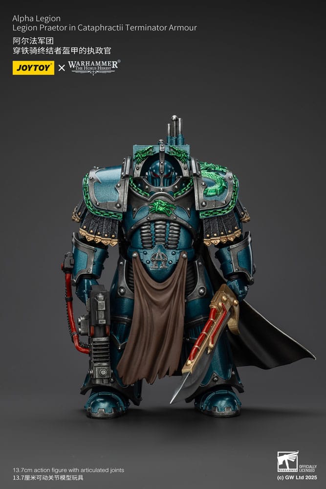 Warhammer The Horus Heresy Actionfigur Alpha Legion Legion Praetor in Cataphractii Terminator Armour 18 cm Image 3