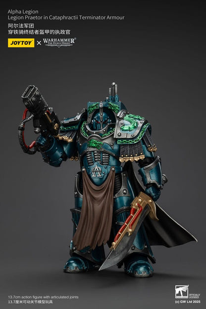Warhammer The Horus Heresy Actionfigur Alpha Legion Legion Praetor in Cataphractii Terminator Armour 18 cm Image 4