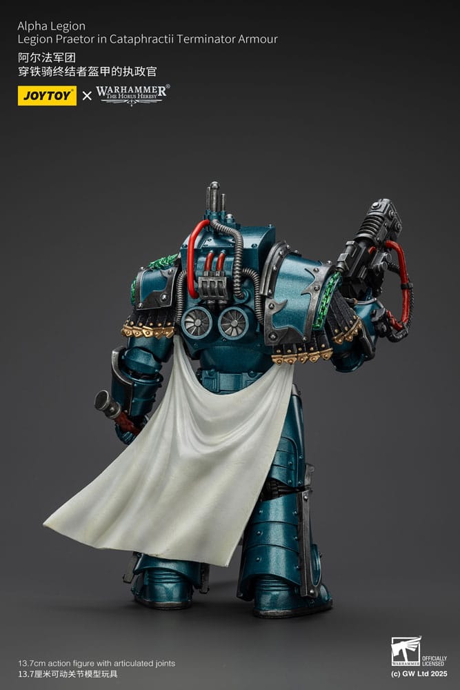 Warhammer The Horus Heresy Actionfigur Alpha Legion Legion Praetor in Cataphractii Terminator Armour 18 cm Image 5