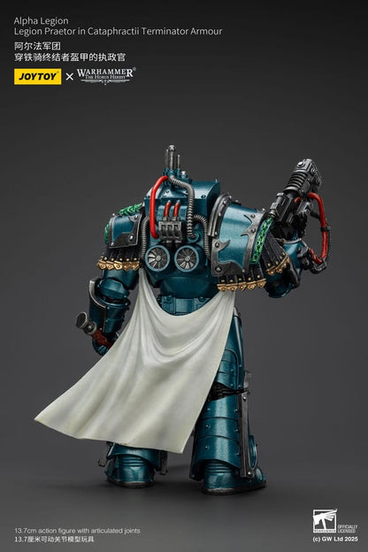 Warhammer The Horus Heresy Actionfigur Alpha Legion Legion Praetor in Cataphractii Terminator Armour 18 cm Image 5