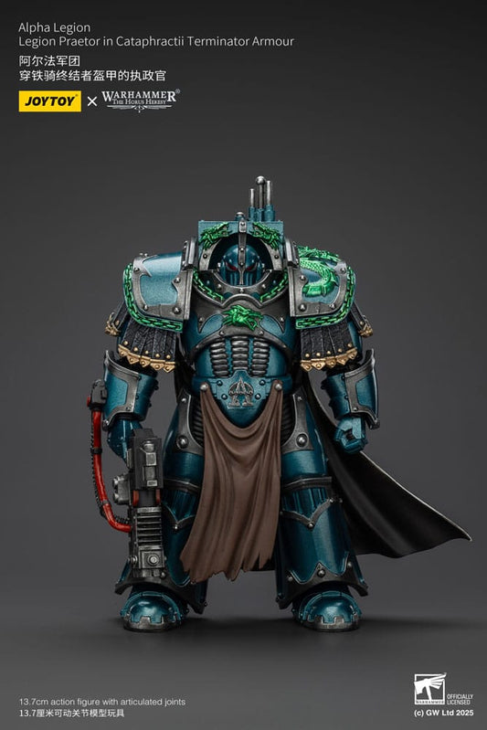 Warhammer The Horus Heresy Actionfigur Alpha Legion Legion Praetor in Cataphractii Terminator Armour 18 cm Image 1