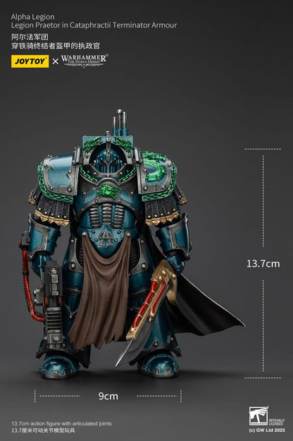Warhammer The Horus Heresy Actionfigur Alpha Legion Legion Praetor in Cataphractii Terminator Armour 18 cm Image 10