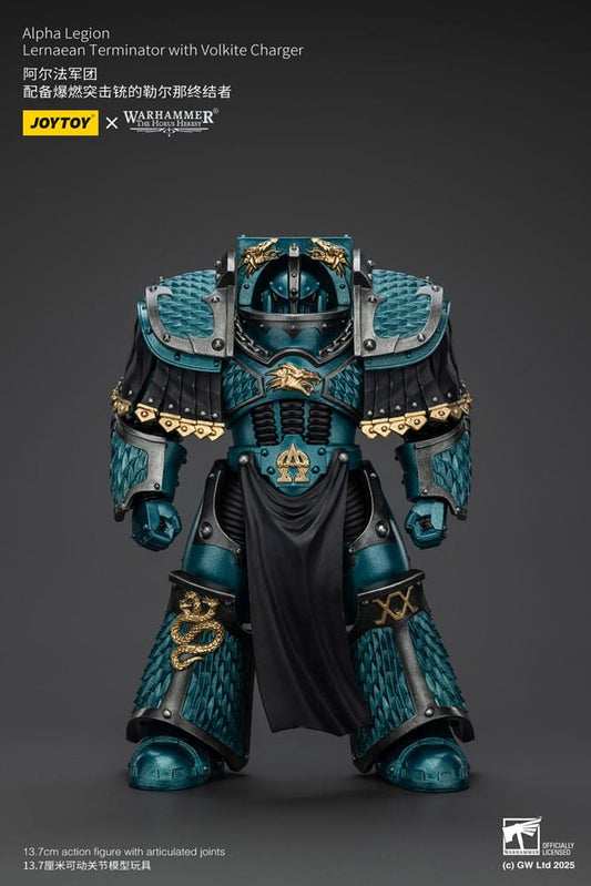Warhammer The Horus Heresy Actionfigur Alpha Legion Lernaean Terminator with Volkite Charger 20 cm Image 1