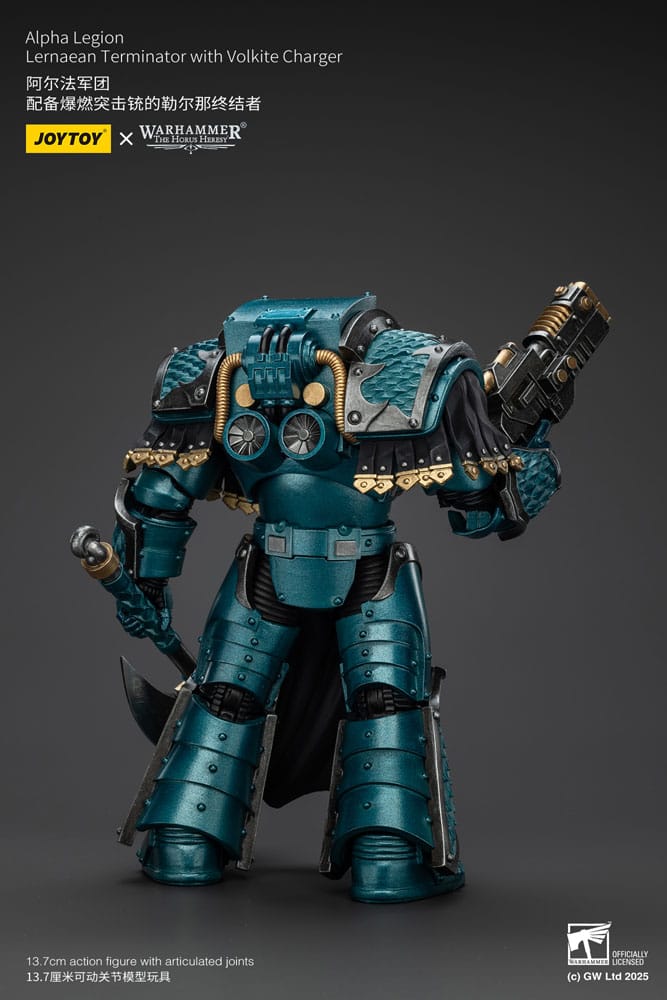 Warhammer The Horus Heresy Actionfigur Alpha Legion Lernaean Terminator with Volkite Charger 20 cm Image 5