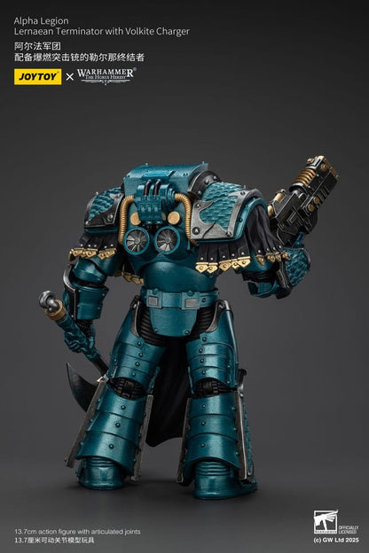 Warhammer The Horus Heresy Actionfigur Alpha Legion Lernaean Terminator with Volkite Charger 20 cm Image 5
