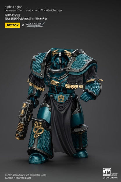 Warhammer The Horus Heresy Actionfigur Alpha Legion Lernaean Terminator with Volkite Charger 20 cm Image 8