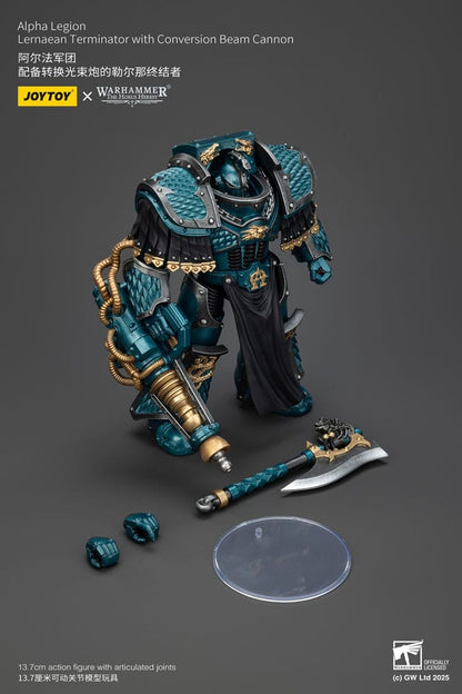 Warhammer The Horus Heresy Actionfigur Alpha Legion Lernaean Terminator with Conversion Beam Cannon 20 cm Image 2