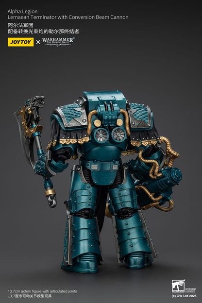 Warhammer The Horus Heresy Actionfigur Alpha Legion Lernaean Terminator with Conversion Beam Cannon 20 cm Image 5