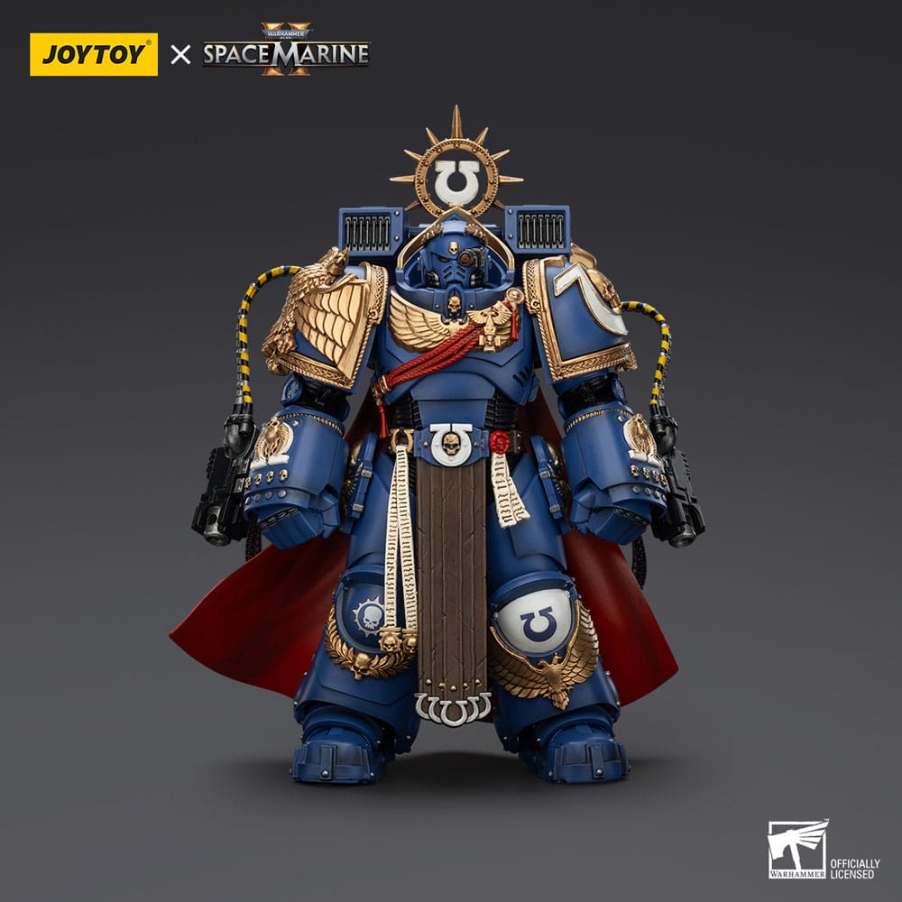 Warhammer 40k Actionfigur Ultramarines Marneus Calgar Chapter Master with MKX Gravis Armour and Gauntlets of Ultramar 20 cm Image 2